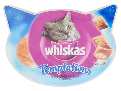 Whiskas Snack Temptations Zalm 60 GR (8 stuks) Default Title